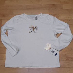 LIZ CLAIBORNE LONG SLEEVES T-SHIRT